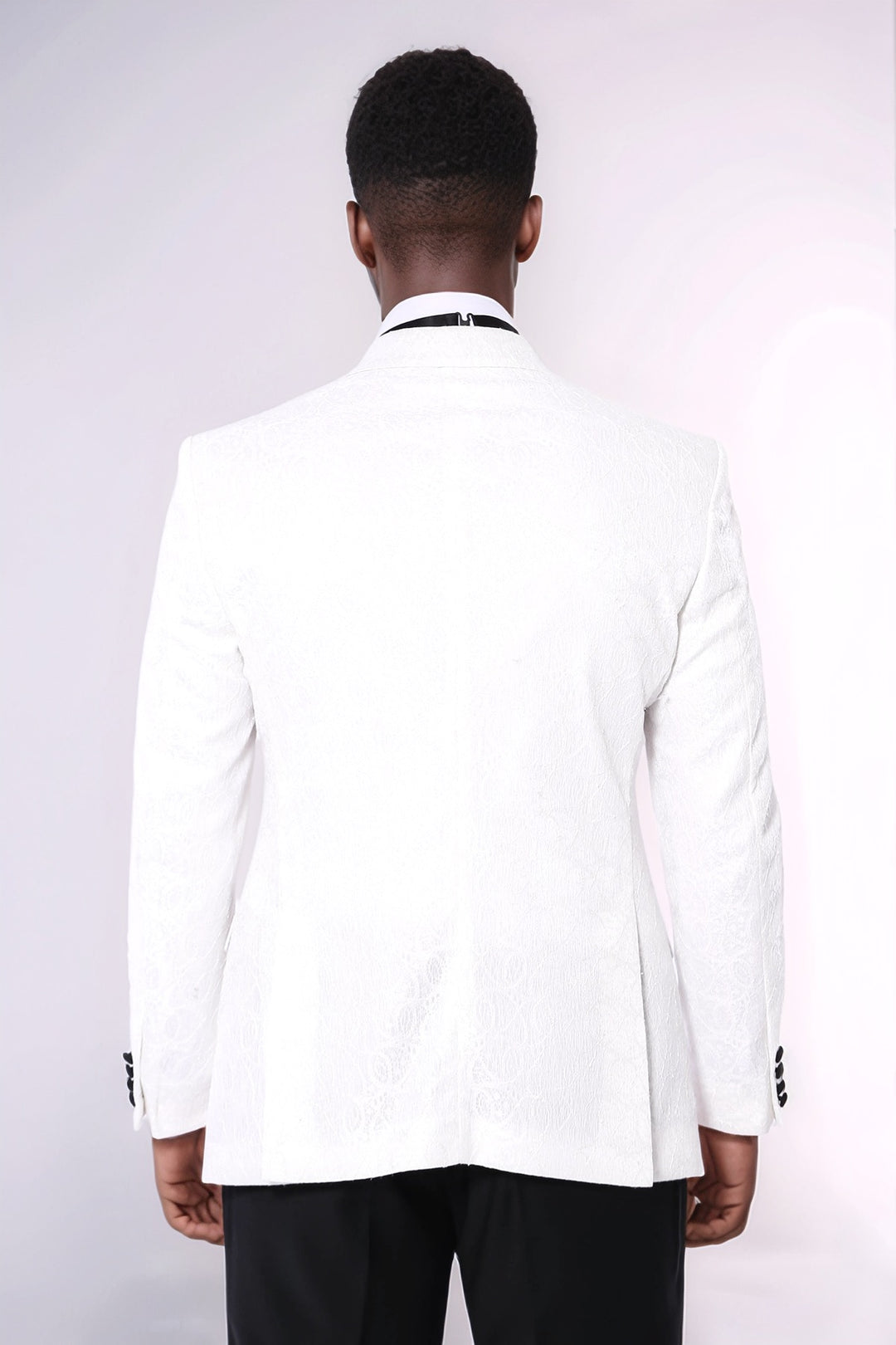 Grey Sparkly Patterned Party Blazer | Wessi