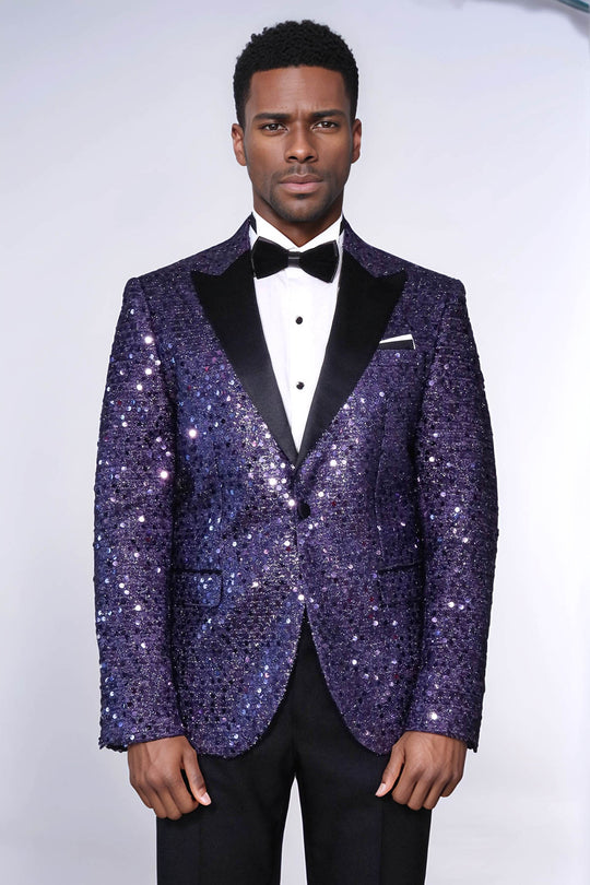 Glitter Pattern Purple Men Prom Blazer | Wessi Wessi - Discover Diversity Glitter Pattern Purple Men Prom Blazer | Wessi Wessi - Discover Diversity