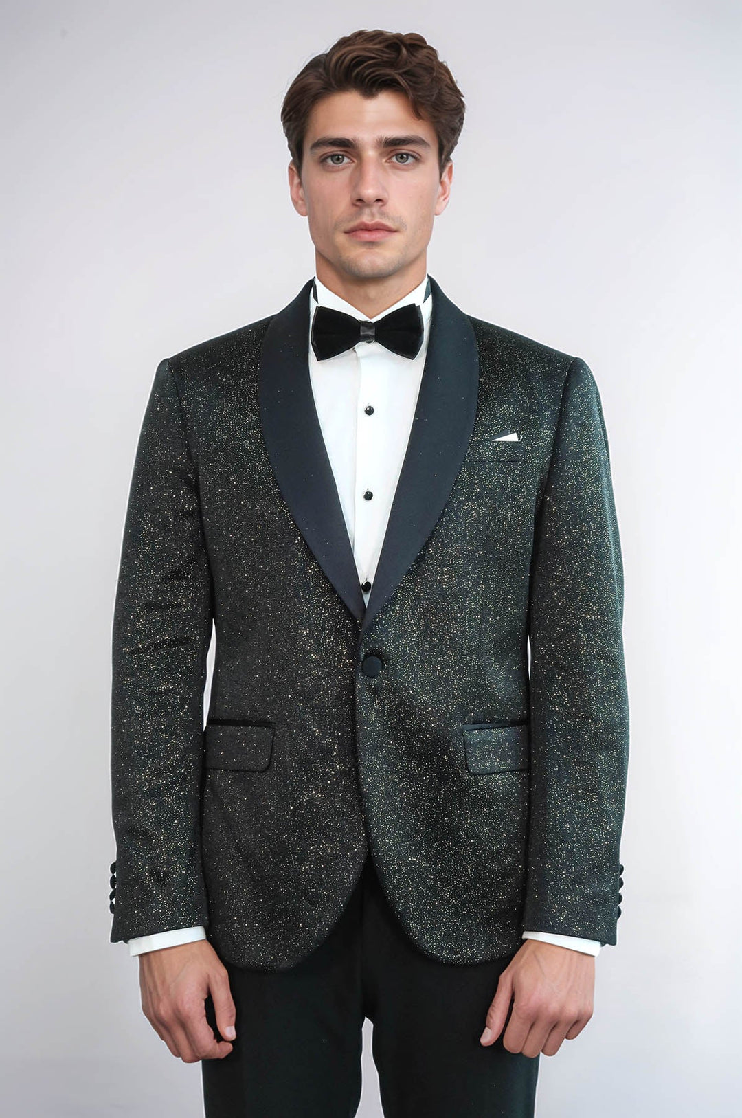 Blazer slim fit con risvolto sciallato Blazer da uomo - Wessi