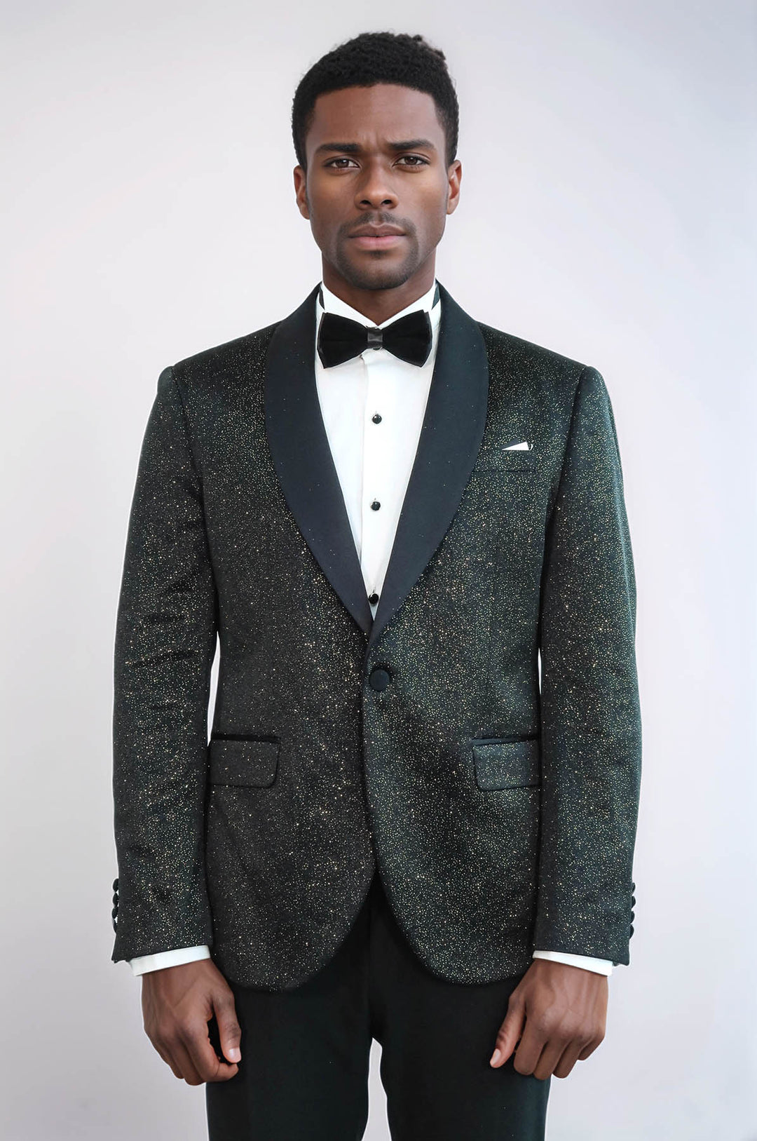 Shawl Lapel Slim Fit Blazer Men Tuxedo Jacket - Wessi