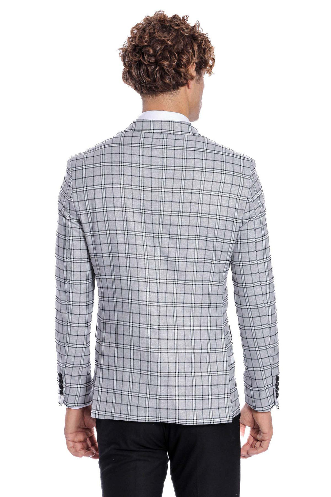 Blazer da uomo marrone a quadri - Wessi