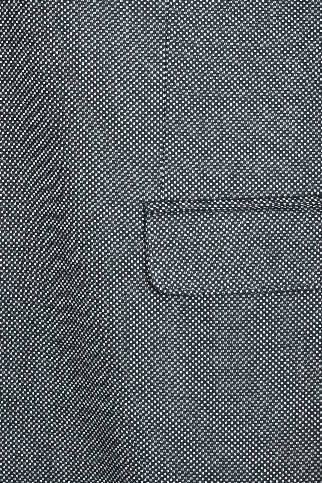 Blazer Homme Gris Foncé Coupe Slim à Motifs - Wessi