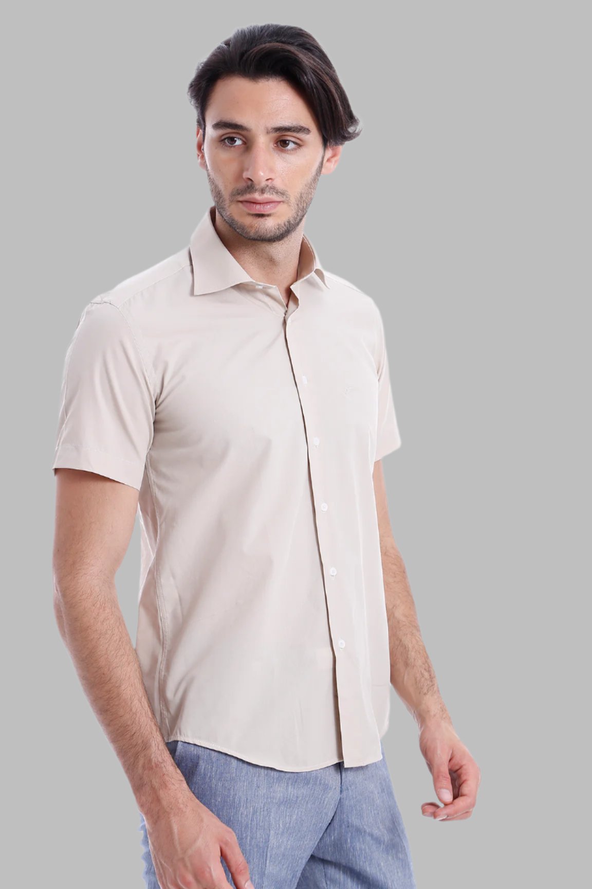 Chemise creme homme online