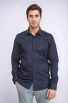 Navy Blue Men's Shirt | Wessi