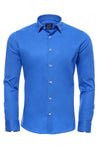 Blue Slim Fit Men's Shirt | Wessi