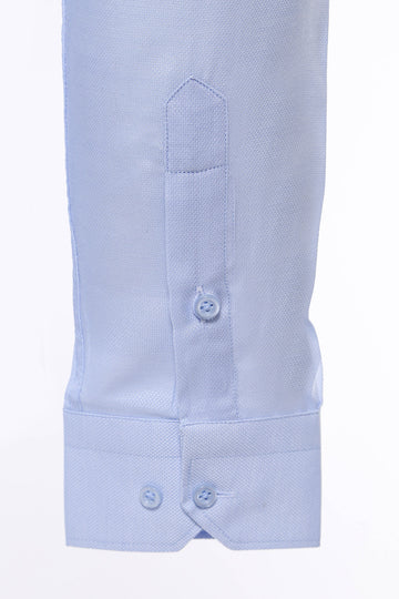 Chemise à manches longues à motifs bleu clair - Wessi