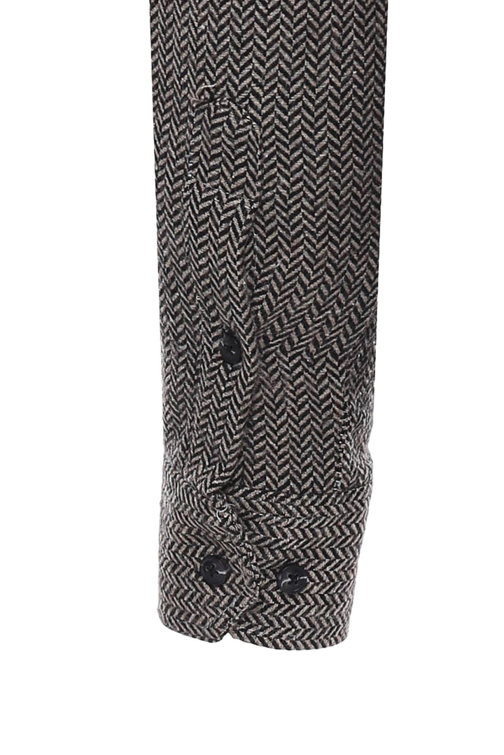 Camicia da boscaiolo a quadri marrone - Wessi