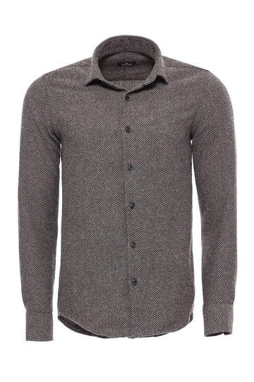 Camicia da boscaiolo a quadri marrone - Wessi