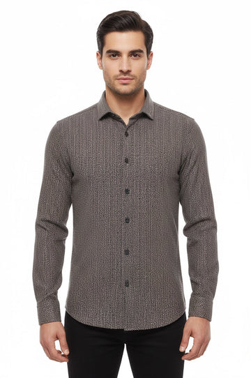 Camicia da boscaiolo a quadri marrone - Wessi