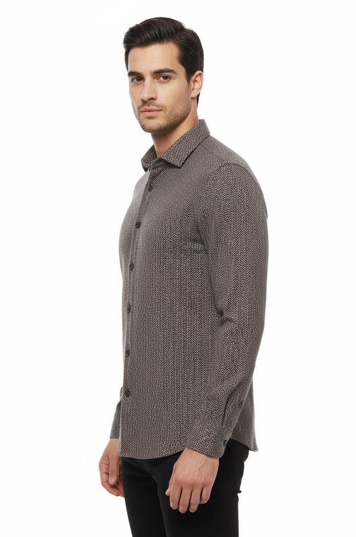 Camicia da boscaiolo a quadri marrone - Wessi