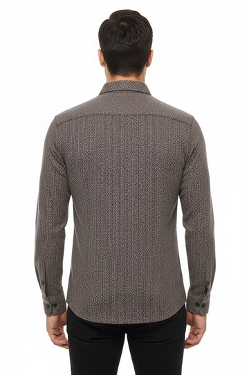 Camicia da boscaiolo a quadri marrone - Wessi