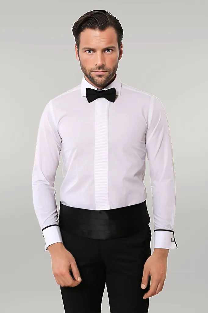Chemise de smoking blanche | Wess