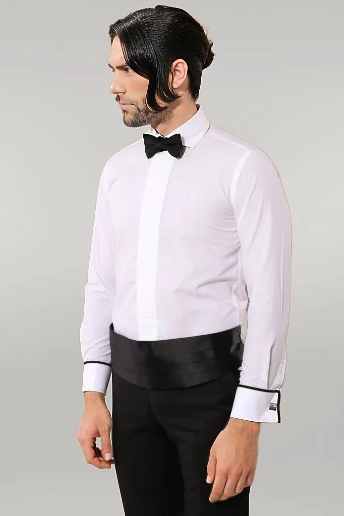 White Tuxedo Shirt | Wessi