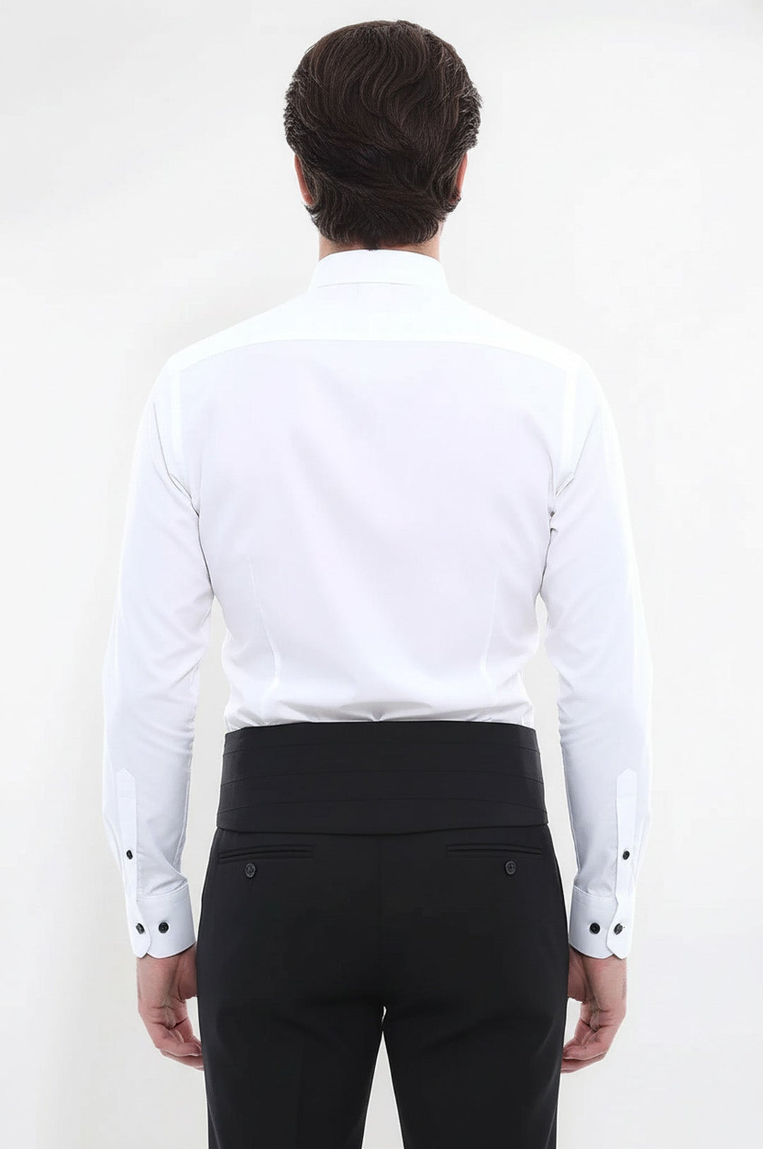 Camisa de esmoquin color crema - Wessi