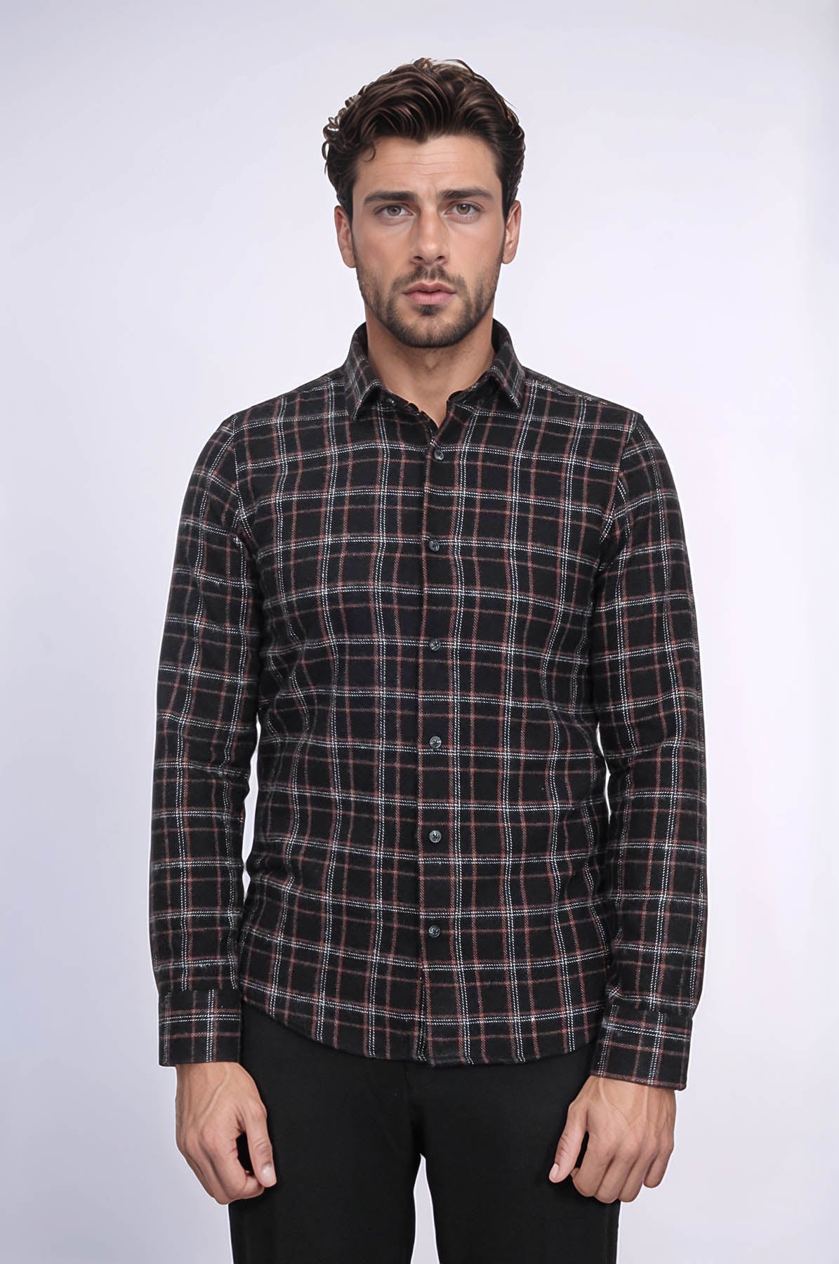 Plaid Black Men Lumberjack Shirt - Wessi – Wessi - Discover Diversity