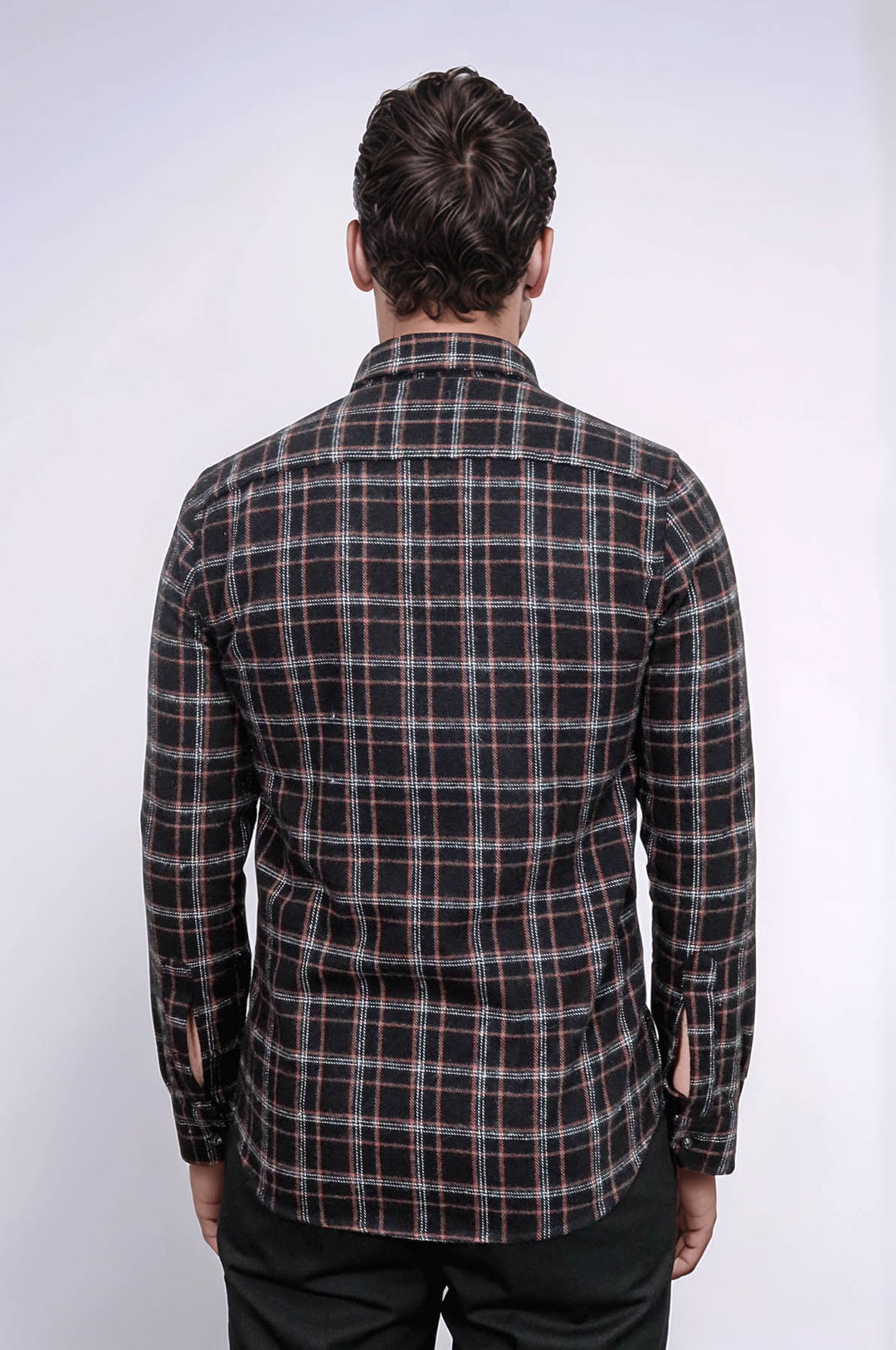 Chemise Bûcheron Homme Noir à Carreaux - Wessi