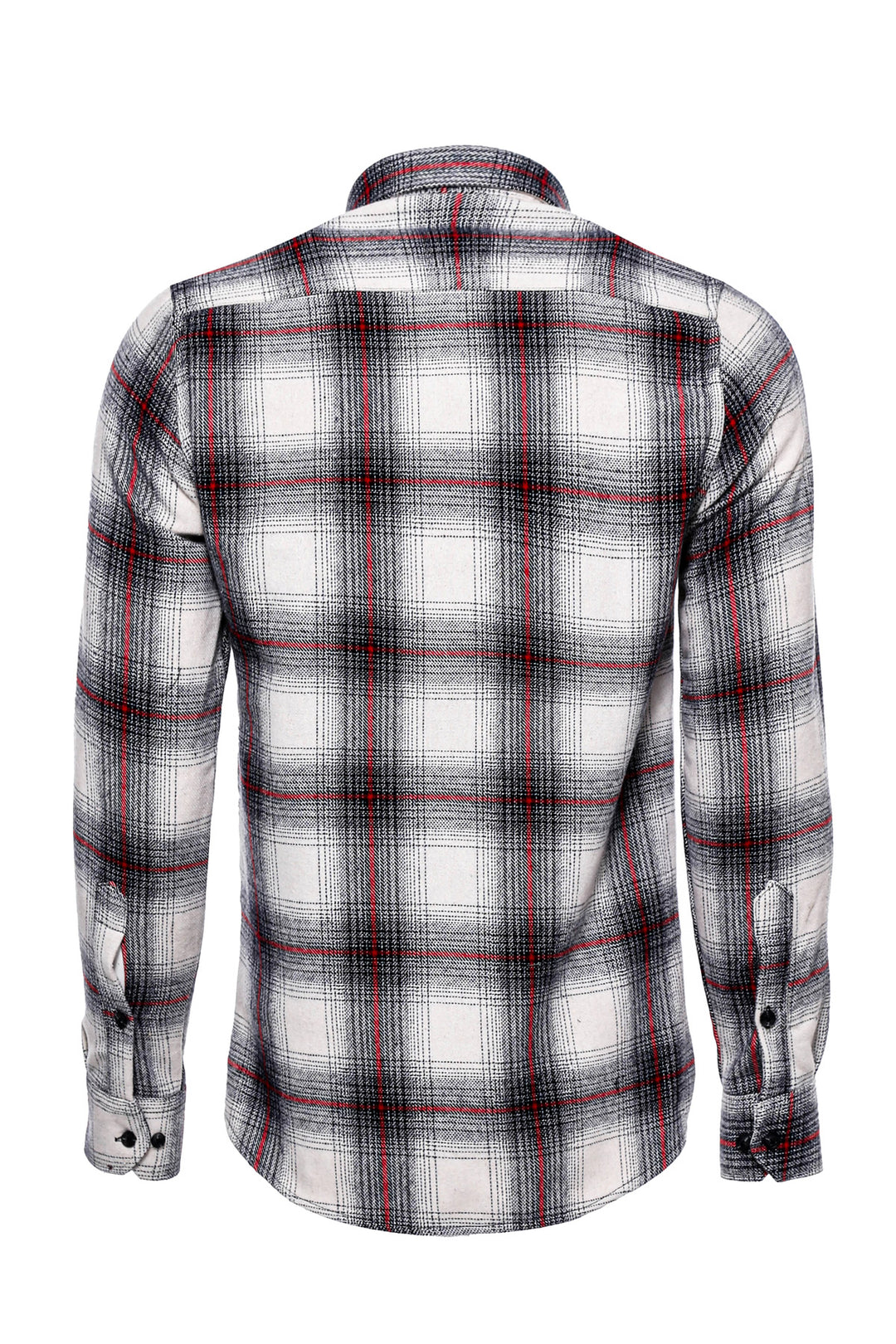 Thick Checked Grey Men Lumberjack Shirt - Wessi