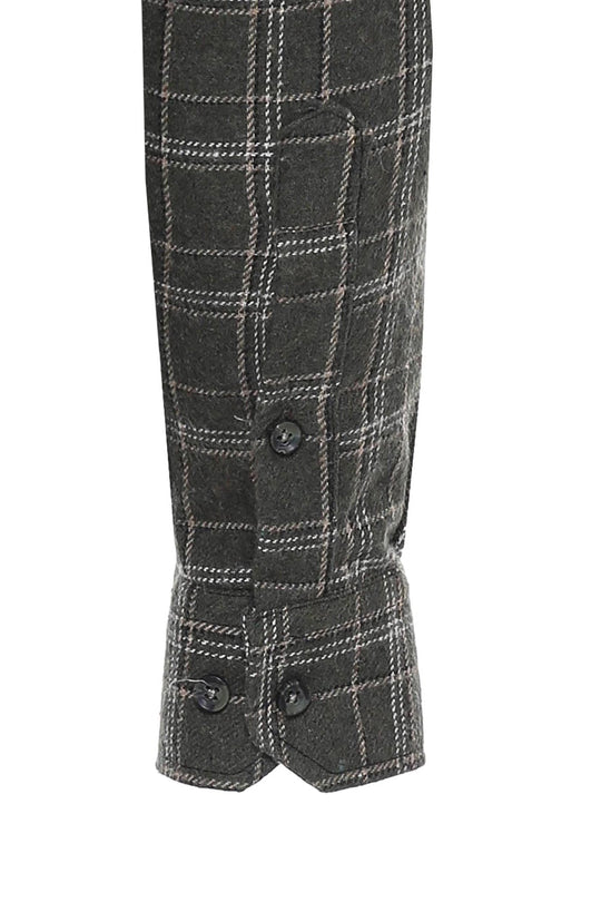 Клетчатая зеленая мужская рубашка лесоруба - Wessi