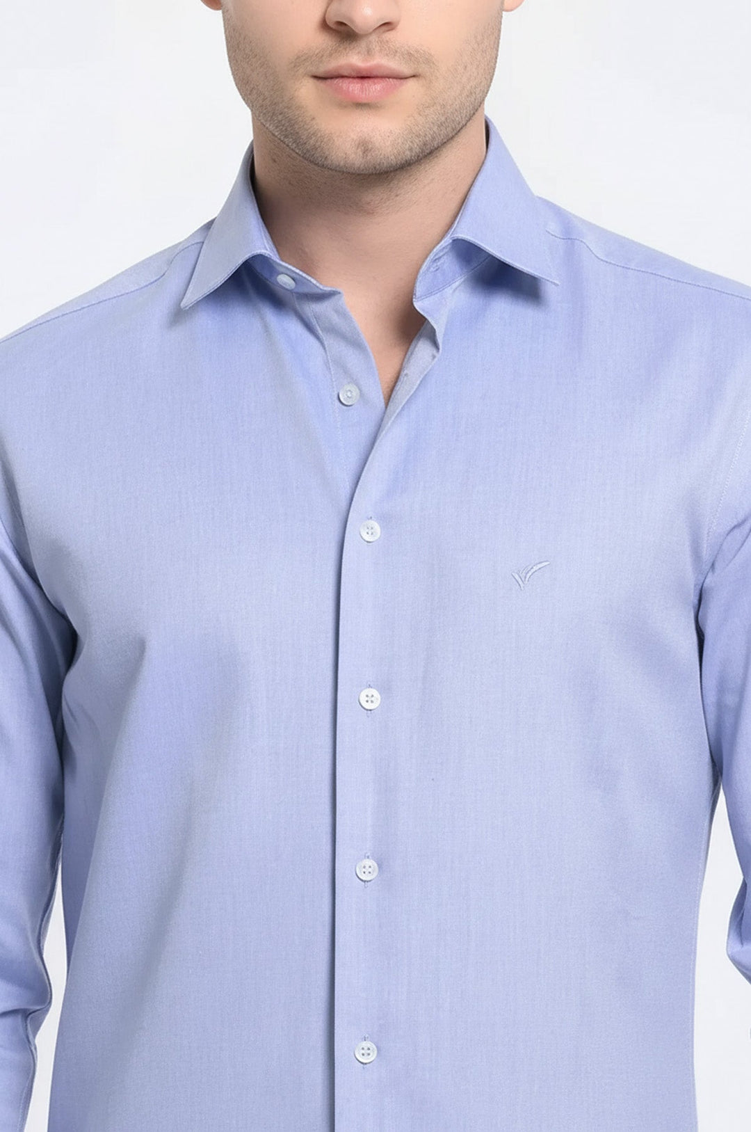 Oxford Patterned Blue Shirt - Wessi