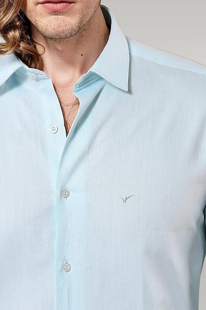 Chemise Oxford verte à motifs - Wessi