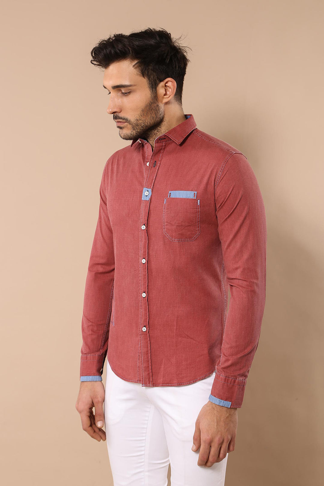 Light Burgundy Shirt - Wessi