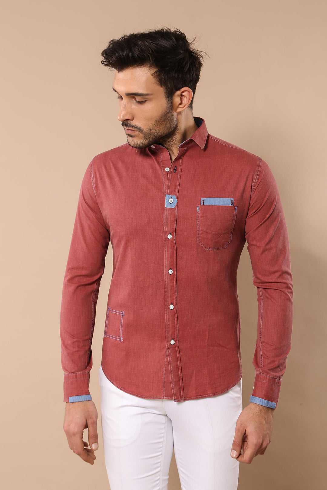 Light Burgundy Shirt - Wessi