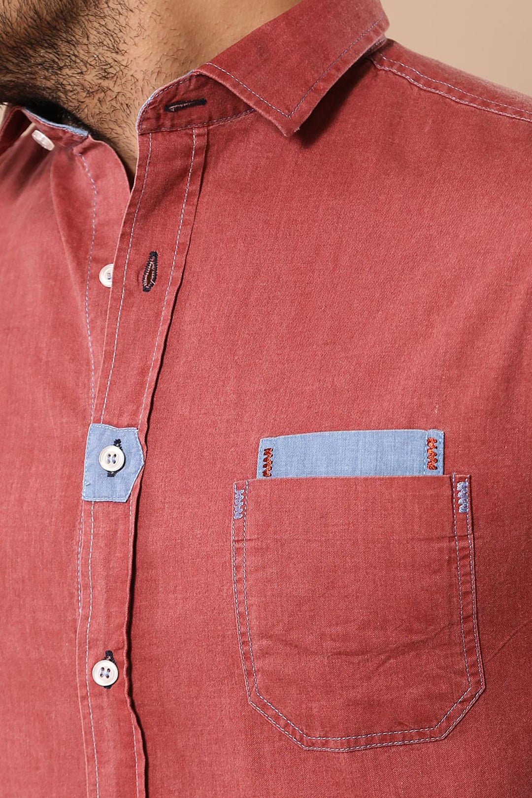 Light Burgundy Shirt - Wessi