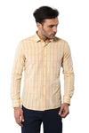 Yellow Plaid Men's Shirt | Wessi