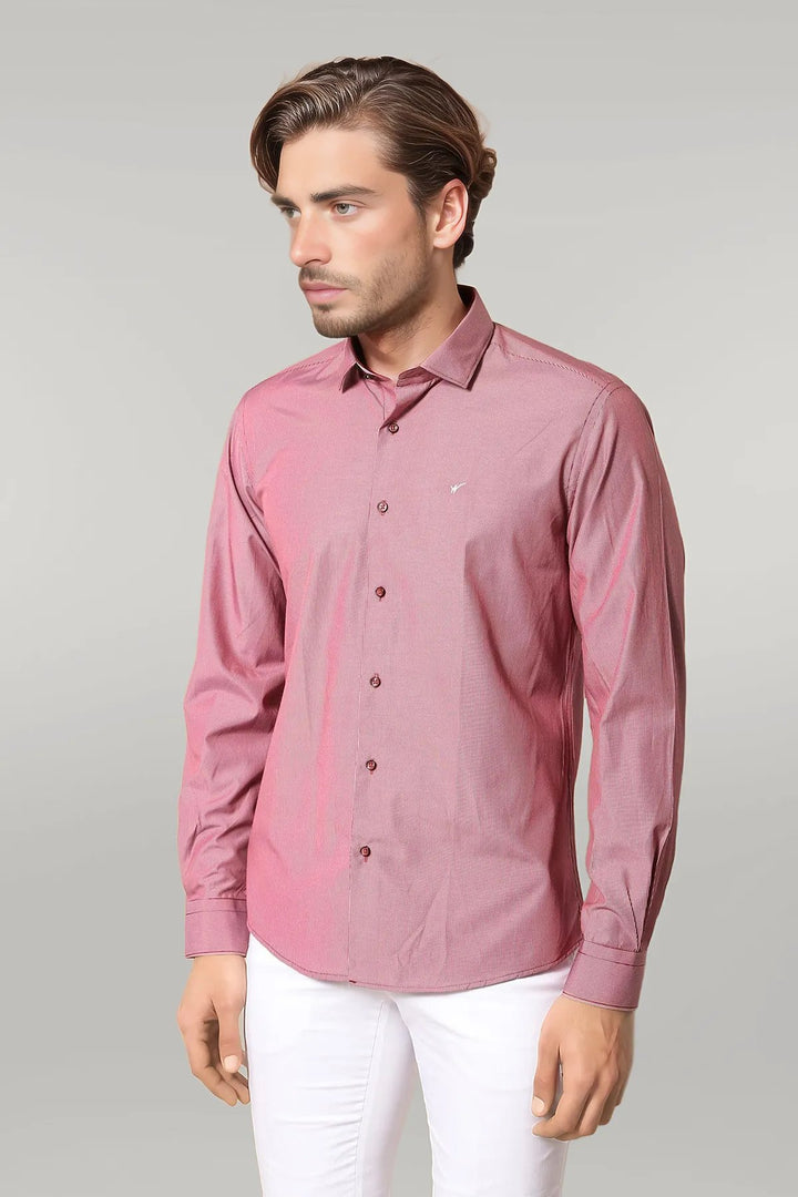 Burgundy Men's Shirt | Wessi