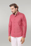 Dot-Patterned Pink Shirt | Wessi