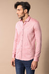 Pink Cotton Shirt for Men | Wessi