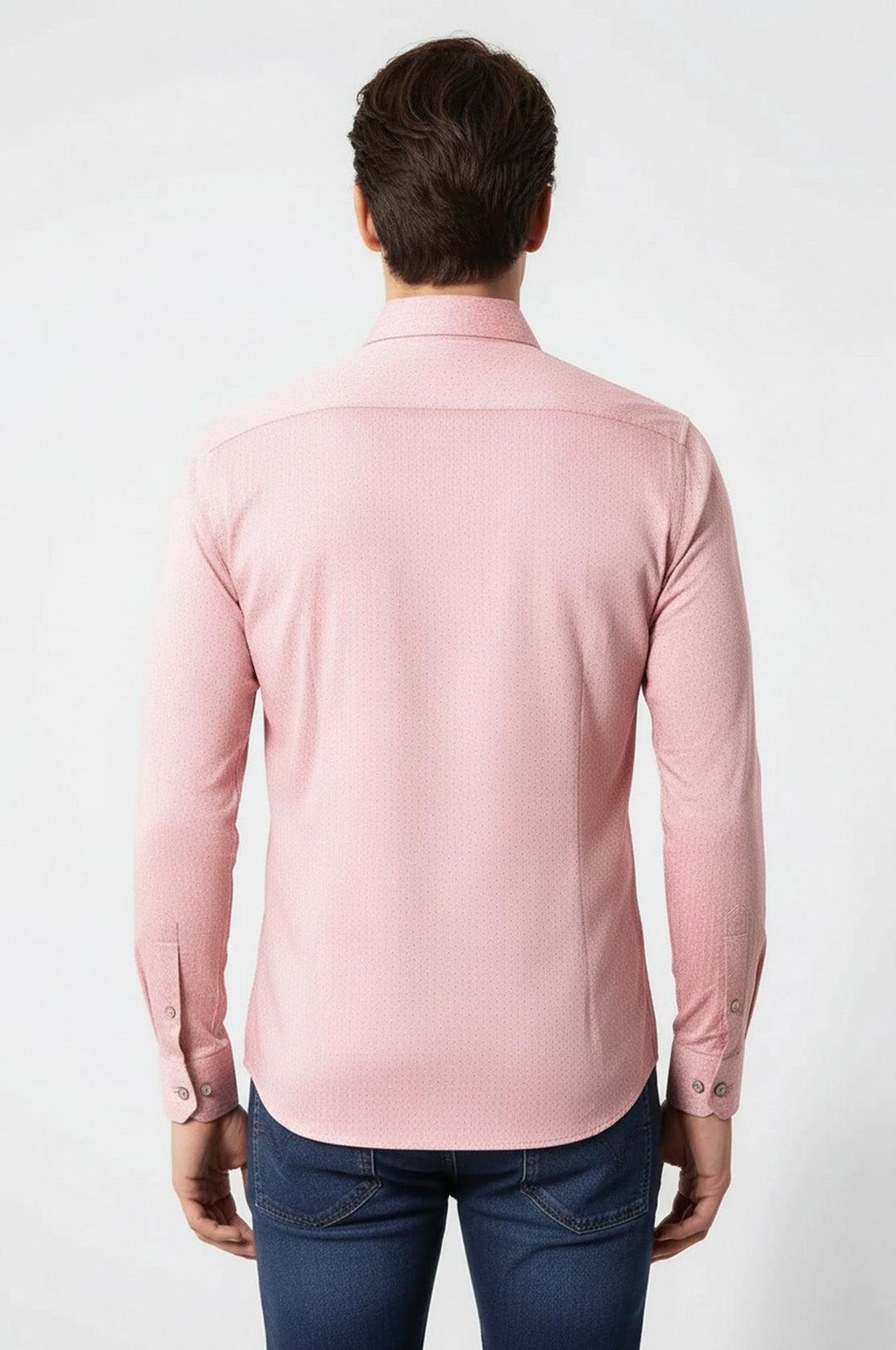 Camisa de algodón rosa para hombre | wess