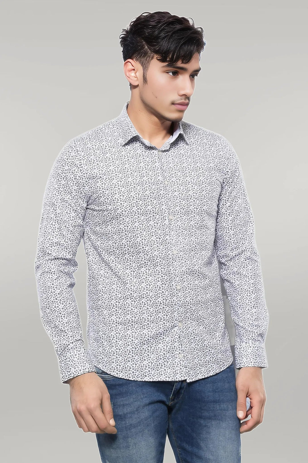 Slim Fit Patterned Shirt | Wessi