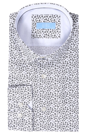 Рубашка облегающего кроя с узором | Весс