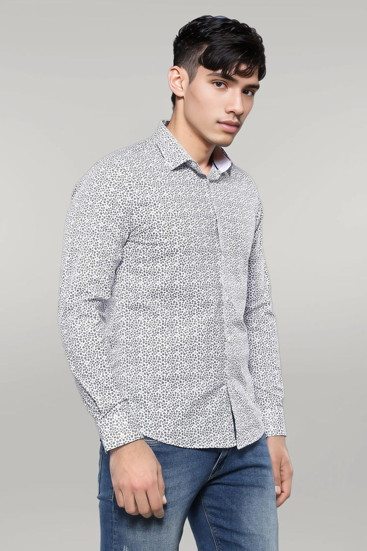 Slim Fit Patterned Shirt | Wessi