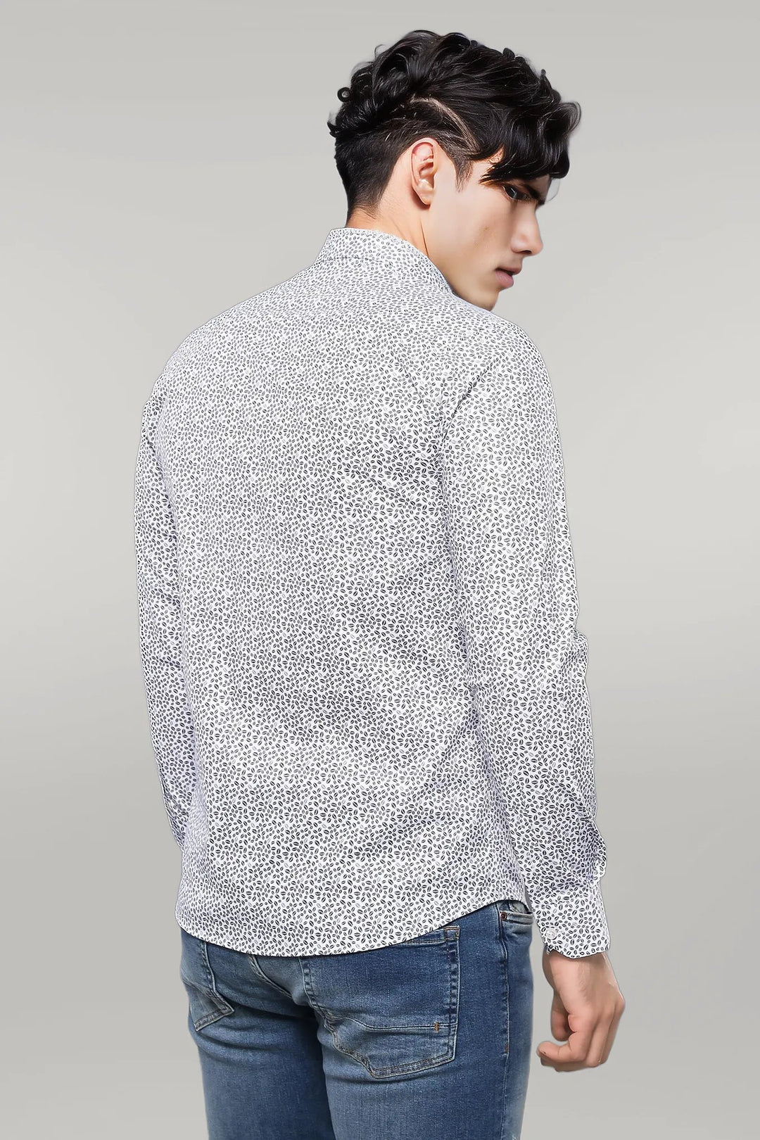 Slim Fit Patterned Shirt | Wessi