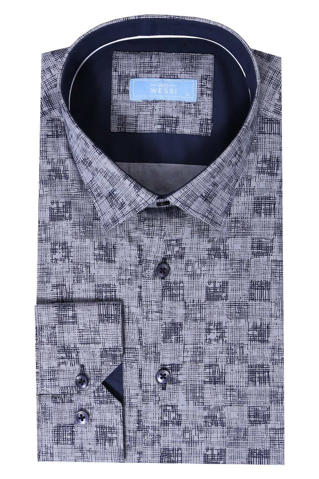 Patterned Long Sleeve Shirt | Wessi