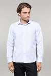 Patterned Casual Baby Blue Shirt | Wessi