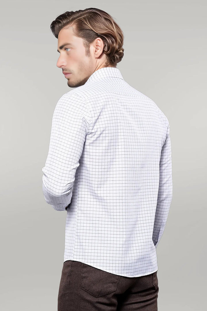 Plaid Blue Men's Shirt | Wessi