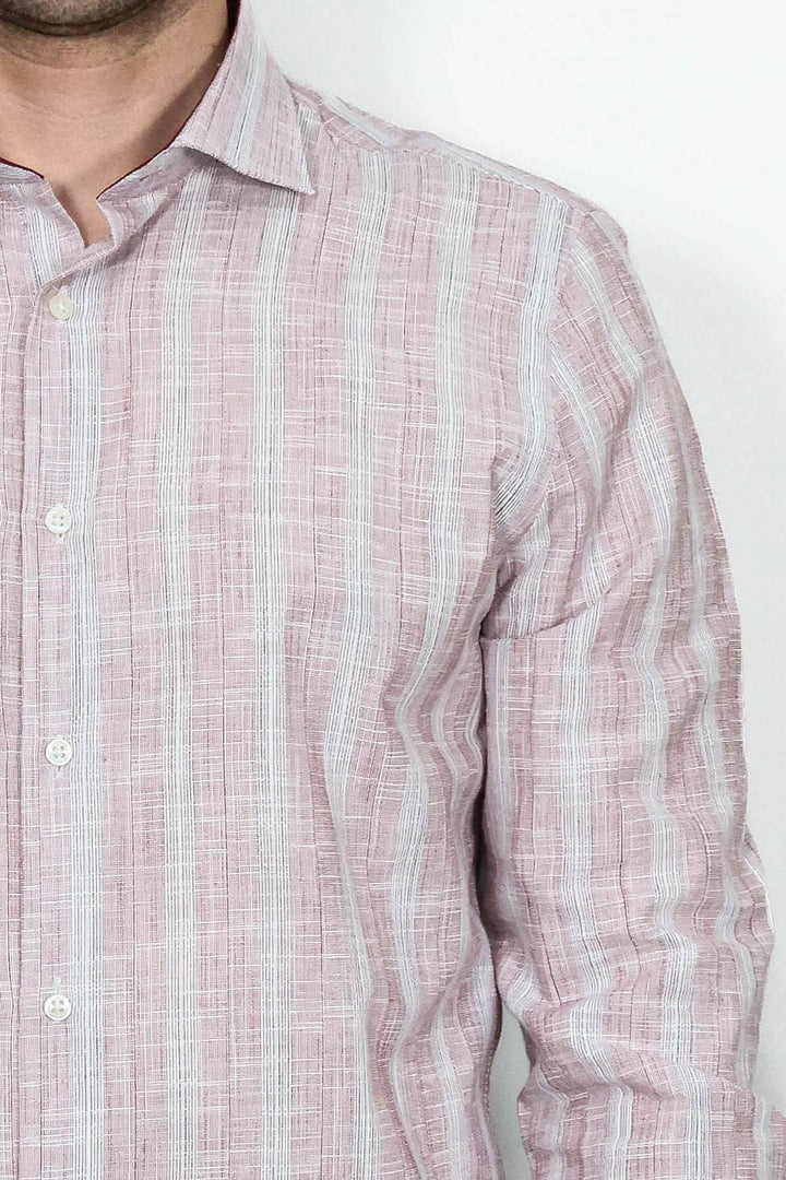 Light Red Checked Shirt - Wessi