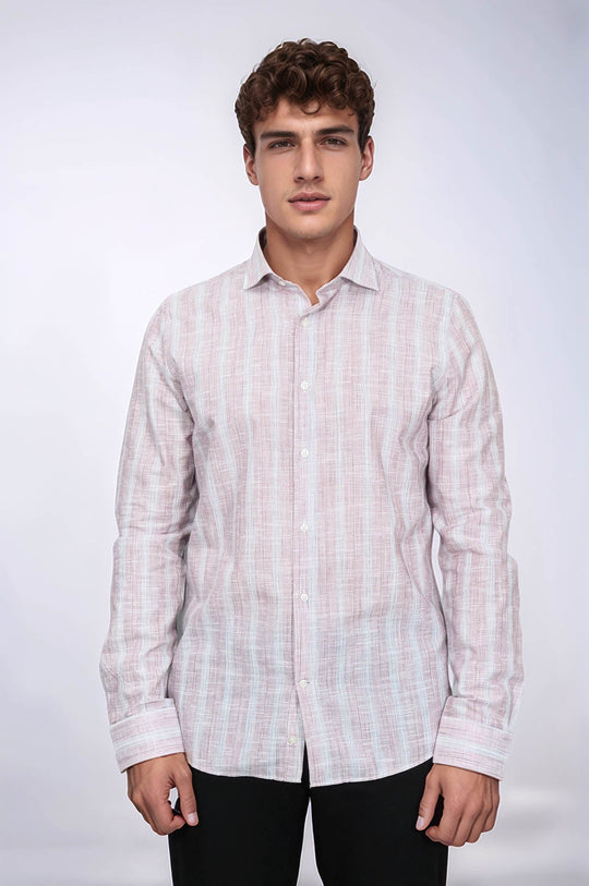 Рубашка в светлую красную клетку - Wessi