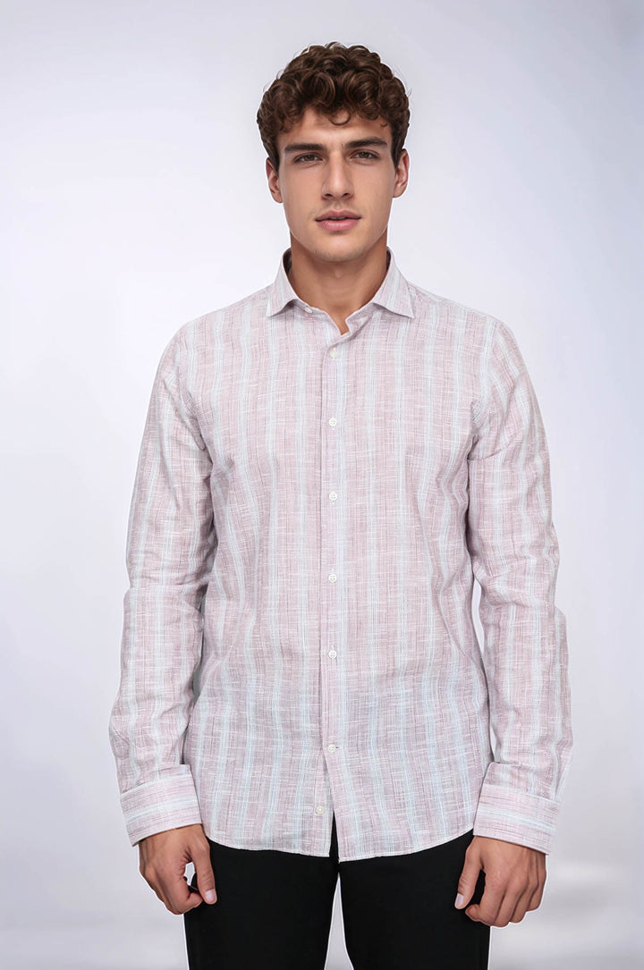 Light Red Checked Shirt - Wessi