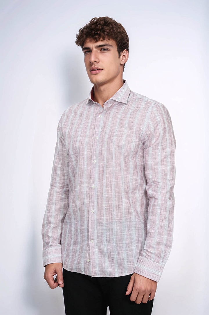 Light Red Checked Shirt - Wessi