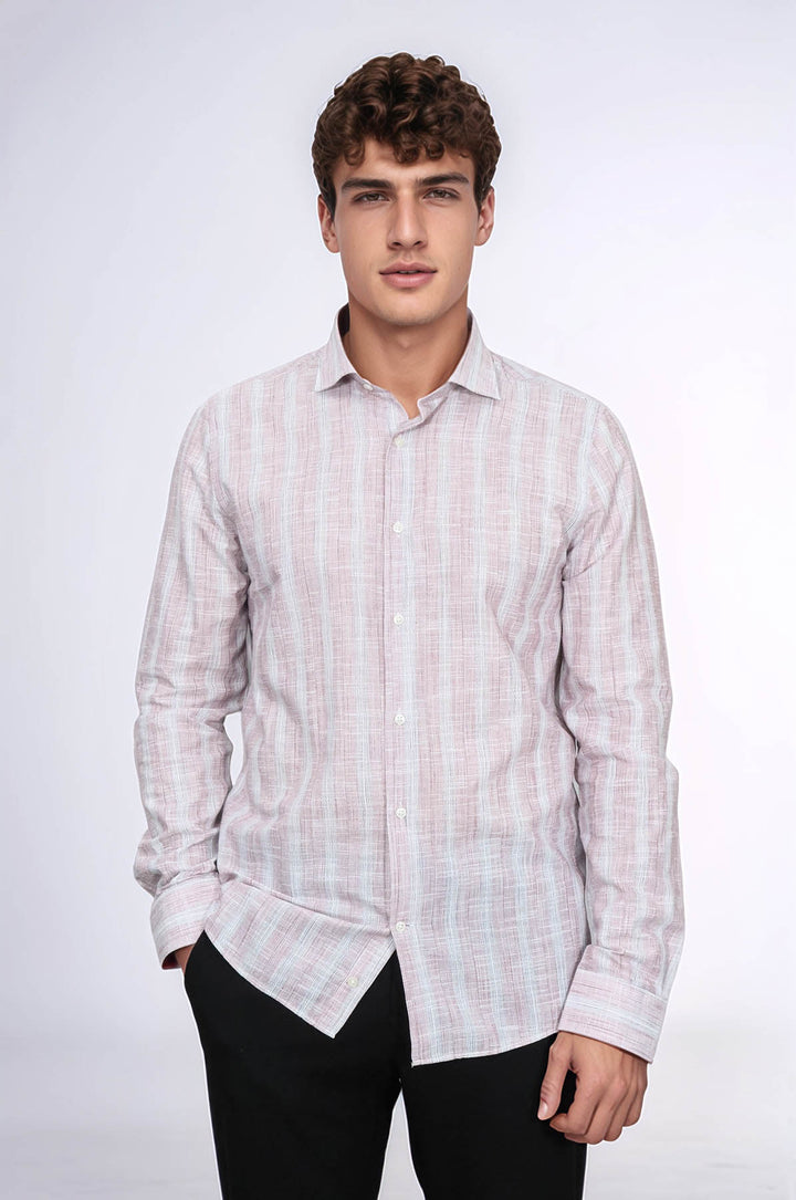 Light Red Checked Shirt - Wessi