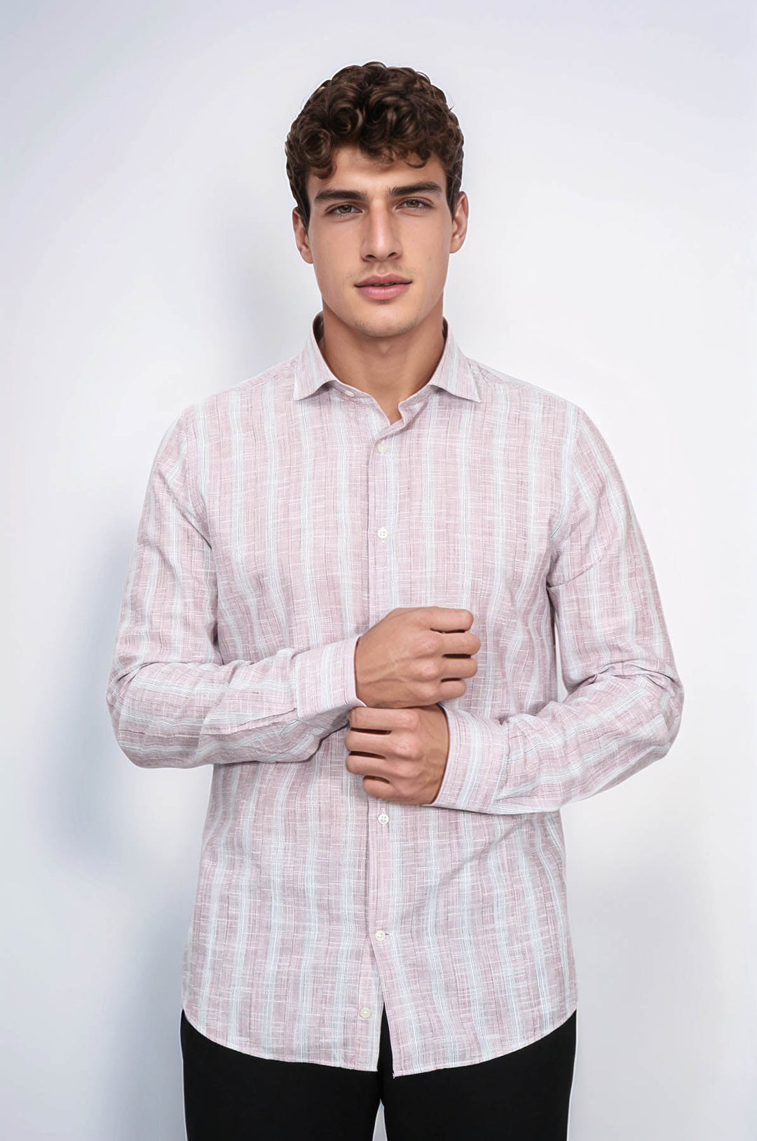 Light Red Checked Shirt - Wessi