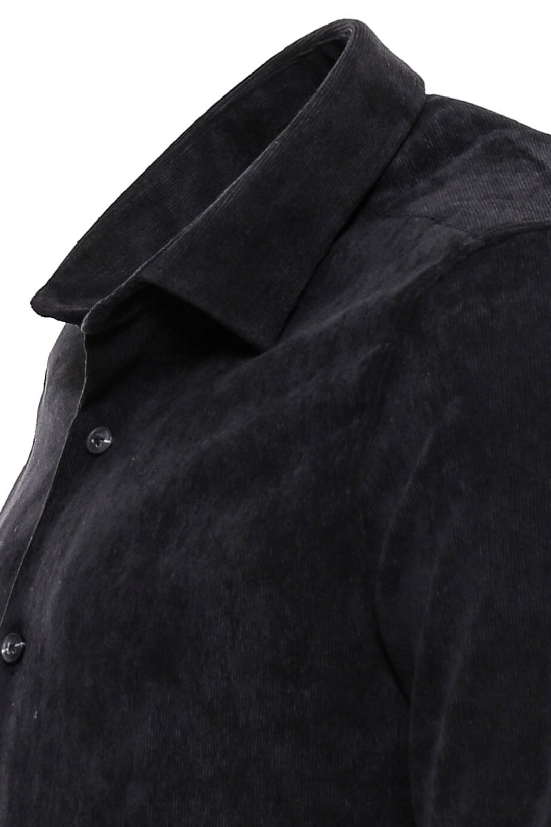 Camisa De Terciopelo Para Hombre - Manga Larga, Corte Regular, Con Bolsillo En El Pecho, Ideal Para Fiestas