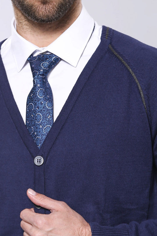 Jersey de algodón azul marino - Wessi