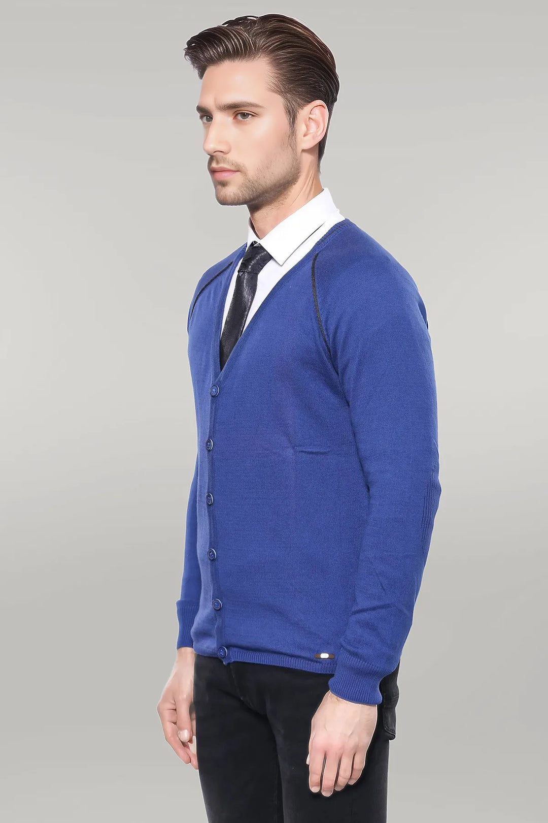 Indigo Cotton Men's Knitwear - Wessi