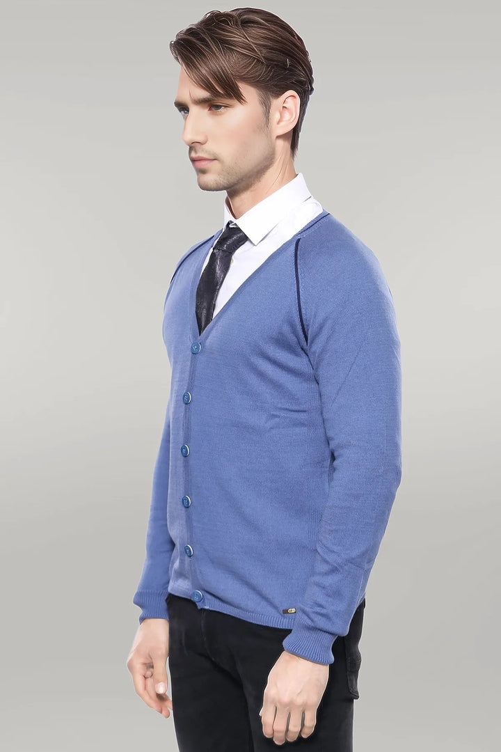 Blue Cotton Knitwear - Wessi