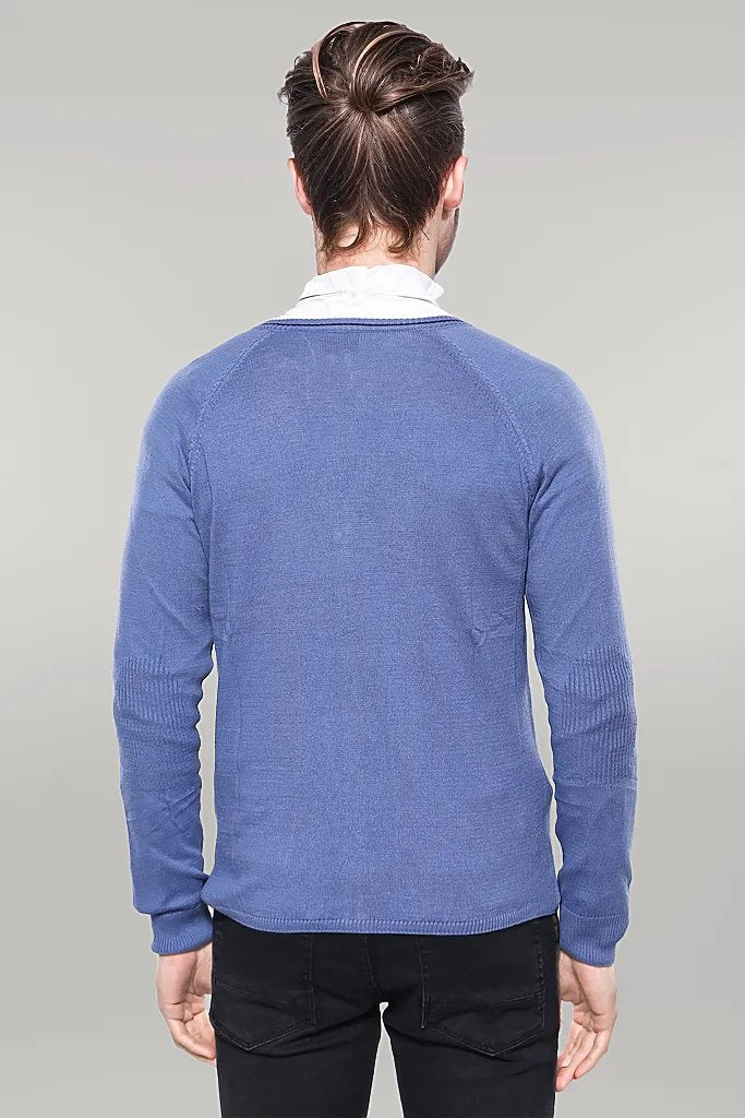 Blue Cotton Knitwear - Wessi